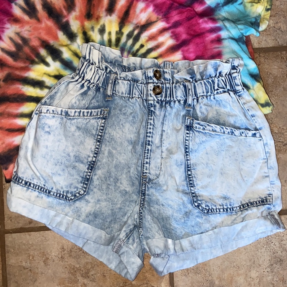 Denim shorts